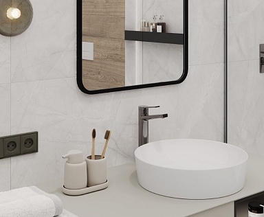 Керамогранит Laparet LP6012G0041R Timeless Taupe серо-бежевый матовый карвинг 59,5х119,1