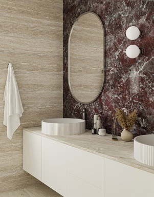 Керамогранит Staro Dolomites Travertin Ivory 60x120 Matt 