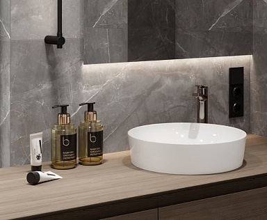 Керамогранит Laparet LP6012G0041R Timeless Taupe серо-бежевый матовый карвинг 59,5х119,1