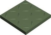 Ступень Winckelmans 100CA0R10VEU cx.10 RELIEF R10 GREEN VEU 10x10