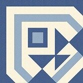 Декор Winckelmans 100E021A201 ENC 21A Ivory (D.Blue, L.Blue) 10x10