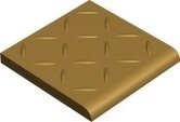 Ступень Winckelmans 1001B0RJAU BR10 REL YELLOW JAU 10x10