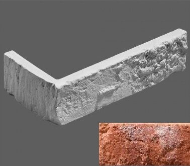 Искусственный камень Leonardo Stone Угловой элемент Прованс 490 23,5/11x6,5x1,6