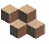 Декор Casa Dolce Casa 781841 Sensi Terre Rosato Amaranto Carbone Nat Cubo 37x46