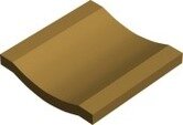 Керамогранит Winckelmans 100CH0JAU Channel YELLOW JAU 10x10