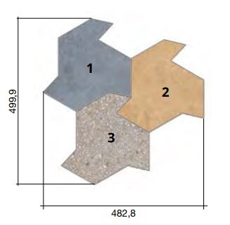 Декор Cerim 772837 Match Up Decoro Shapes Mix Comfort On Demand 48.28x49.99