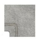 Бордюр Serapool Внутренний угол закругленный Pool Garden Grey Handle 30x30