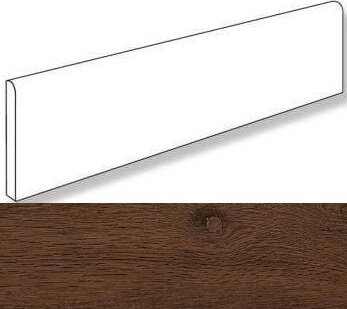 Плинтус Атлас Конкорд Россия 610130000495 Oak Reserve Dark Brown Battiscopa 7,2x60