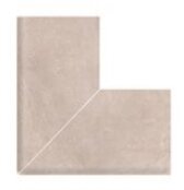 Бордюр Serapool Наружный угол 90° Pool Garden Beige Flat Handle 25x25
