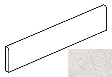 Kerranova K-2080/MR/p01 Плинтус Gradient Белый 76x600x9