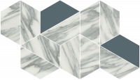 Декор Coliseumgres 620110000125 Уффици Уайт Трапециум 31.4x18