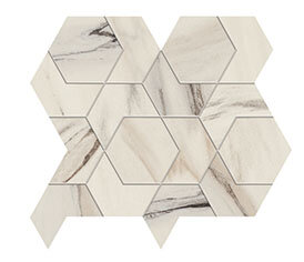 Мозаика Atlas Concorde Italy AOVY Marvel Bianco Fantastico HEX 25,4x29,6
