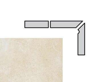 Interbau Плинтус ступени Bernardino 043 правый 31x7.3