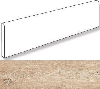 Плинтус Атлас Конкорд Россия 610130000492 Oak Reserve Cashmere Battiscopa 7,2x60