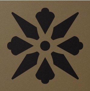 Декор Winckelmans 150N006D006 Decor Enc 06 Fleur 06 (NOI,CAFI) 15x15