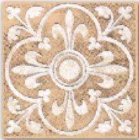 Декоративная вставка Kerama Marazzi C1294/SG1550 Сонет песочный 4.7x4.7