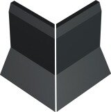 Плинтус Winckelmans 100TE0NOI Angle EXT PAR BLACK NOI 10x10