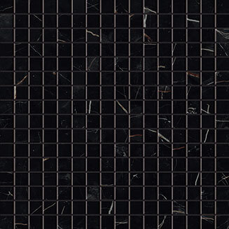 Мозаика Atlas Concorde Italy AOVB Marvel Black Atlantis Mosaico Lappato 30x30