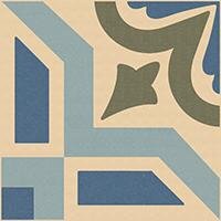 Декор Winckelmans 100E022D201 ENC 22 Ivory (D.Blue, L.Blue, Grey) 10x10