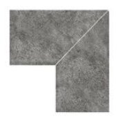 Бордюр Serapool Внутренний угол 90° Pool Garden Anthracite Flat Handle 25x25
