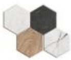Мозаика STN Ceramica MALLA HEX-G LAGOM 29,6x36,7