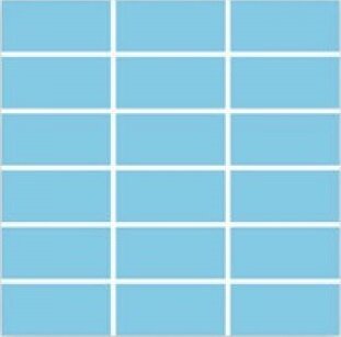 Мозаика Serapool 80071.3 Mosaic Light Blue 5x10 30x30