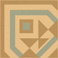 Декор Winckelmans 100E021A303 ENC 21A Cognac (D.Yellow L.Blue) 10x10
