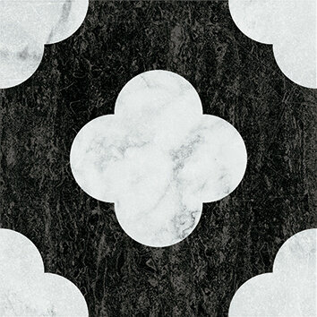 Керамогранит 41ZERO42 4101200 Dandy Pin Black White 18,6x18,6