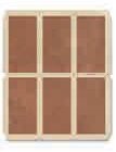 Декор Casa Dolce Casa 781833 Sensi Terre Mattone + Cotone Tappeto Nat 55х32