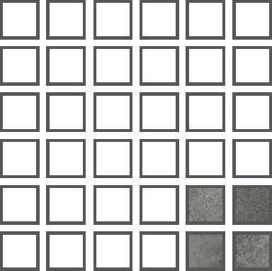 Мозаика Serapool AG55 Antique Grey 5х5