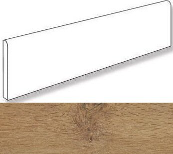 Плинтус Атлас Конкорд Россия 610130000493 Oak Reserve Pure Battiscopa 7,2x60