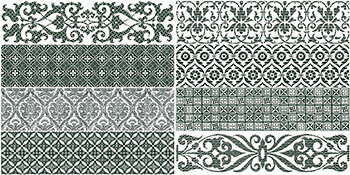 Декор Gayafores Rev. Deco Bricktrend White 8.15x33.15