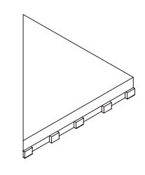 Бордюр Italon 620090000828 Griglia Frame 20 Destro/Right 25x25