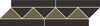 Metlah.Store М6321/6313/6713-Л Бордюр №2 на сетке прямой 305x90
