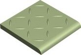 Ступень Winckelmans 1001B0RPIS BR10 REL PISTACHE PIS 10x10