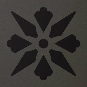 Декор Winckelmans 150N006D003 Decor Enc 06 Fleur 03 (ANT, NOI) 15x15