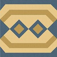 Декор Winckelmans 100E021F302 ENC 21F Cognac (D.Blue, D.Yellow) 10x10