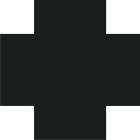 Керамогранит Winckelmans 070CRNOI Cross 7 Black NOI 7x7