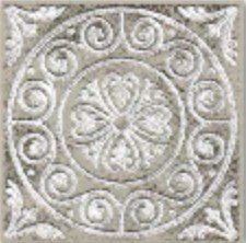 Декоративная вставка Kerama Marazzi B1294/SG1602 Сонет серый 4.7x4.7