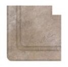 Бордюр Serapool Наружный угол закругленный Natural Mocha Handle 25x25