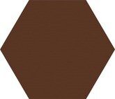Керамогранит Winckelmans 150HE0BRU hex.15 Brown BRU 14.9x17.3