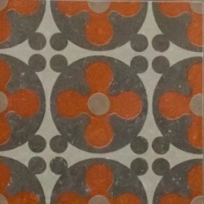 Керамогранит Novabell DEC 227K Cementine Color Mix Rettificato 20x20