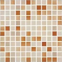 Мозаика Serapool VC.2.01.1508 Versicolor Mosaic Beige-Brown 2,5x2,5 30x30
