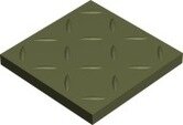 Ступень Winckelmans 100CA0R10VEA cx.10 RELIEF R10 GREEN AUSTRALIAN VEA 10x10