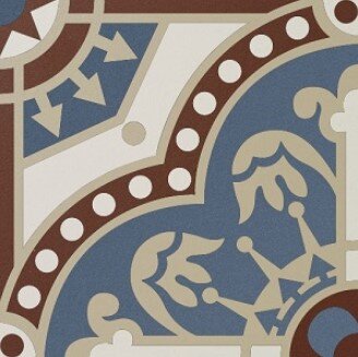 Декор Winckelmans 150N503D002 Vieux Lille 2 (Red, Super White, Bleu. Ontario) 15x15
