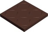 Ступень Winckelmans 100CA0R10BRU cx.10 RELIEF R10 BROWN BRU 10x10