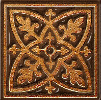 Freelite Decor Вставка Лиссабон шоколад 6х6