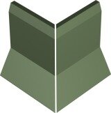 Плинтус Winckelmans 100TE0VEU Angle EXT PAR GREEN VEU 10x10