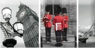 Панно Absolut Keramika Monocolor Composicion London Calling A 15х22.5