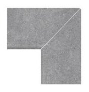 Бордюр Serapool Внутренний угол 90° Cement Grey Flat Handle 25x25